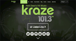 Desktop Screenshot of kraze1013.com